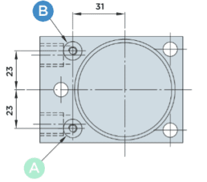 Anschlussmöglichkeiten bei hydraulischen Abstützelementen