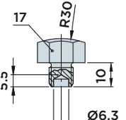 Druckstücke Abstützelement
