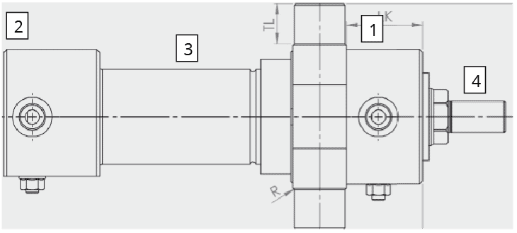 hydraulische Industriezylinder Ausführung